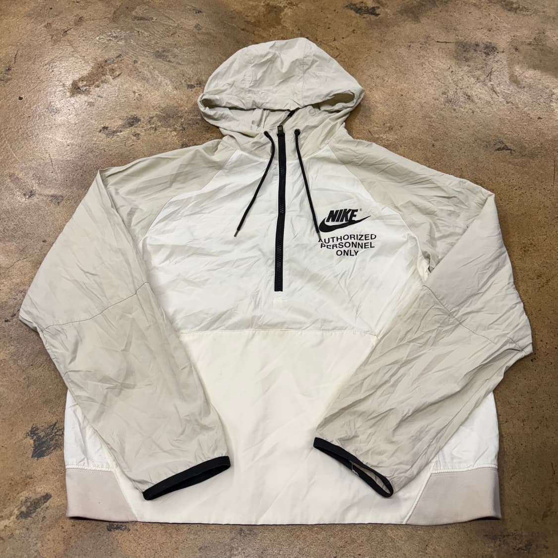 [정품/L] 나이키 바람막이 후드 아이보리 화이트 b14 상품이미지2