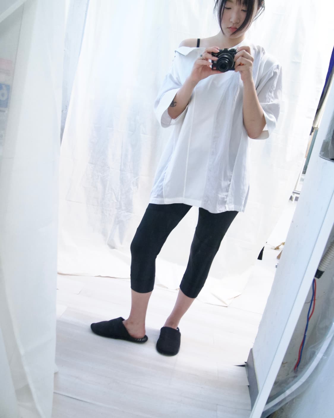 [SONGZIO HOMME] overfit mixed fabric zip 상품이미지2