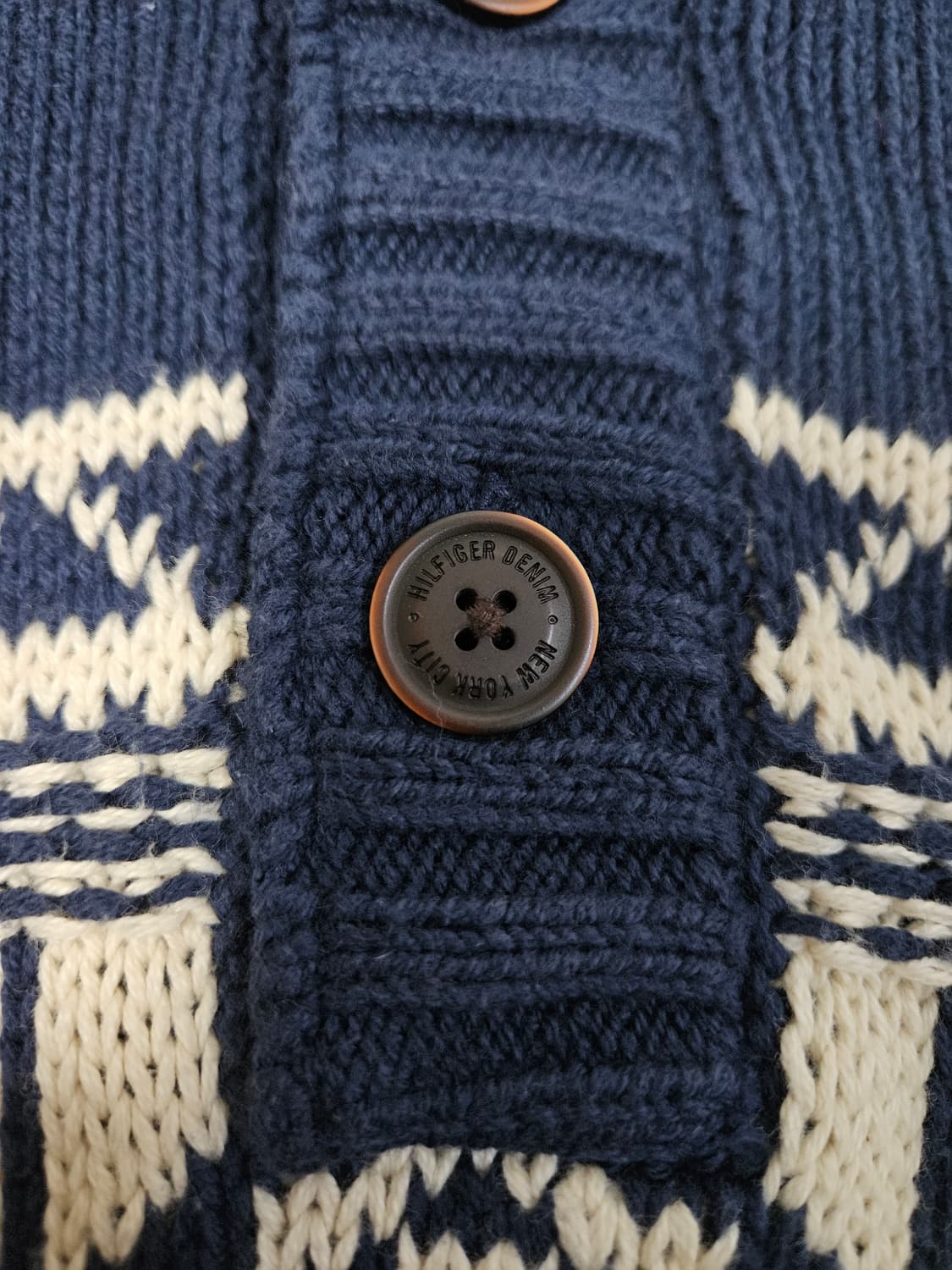 타미힐피거 미국 노르딕 니트 클래식 케이블 스웨터 남성 XL 상품이미지3