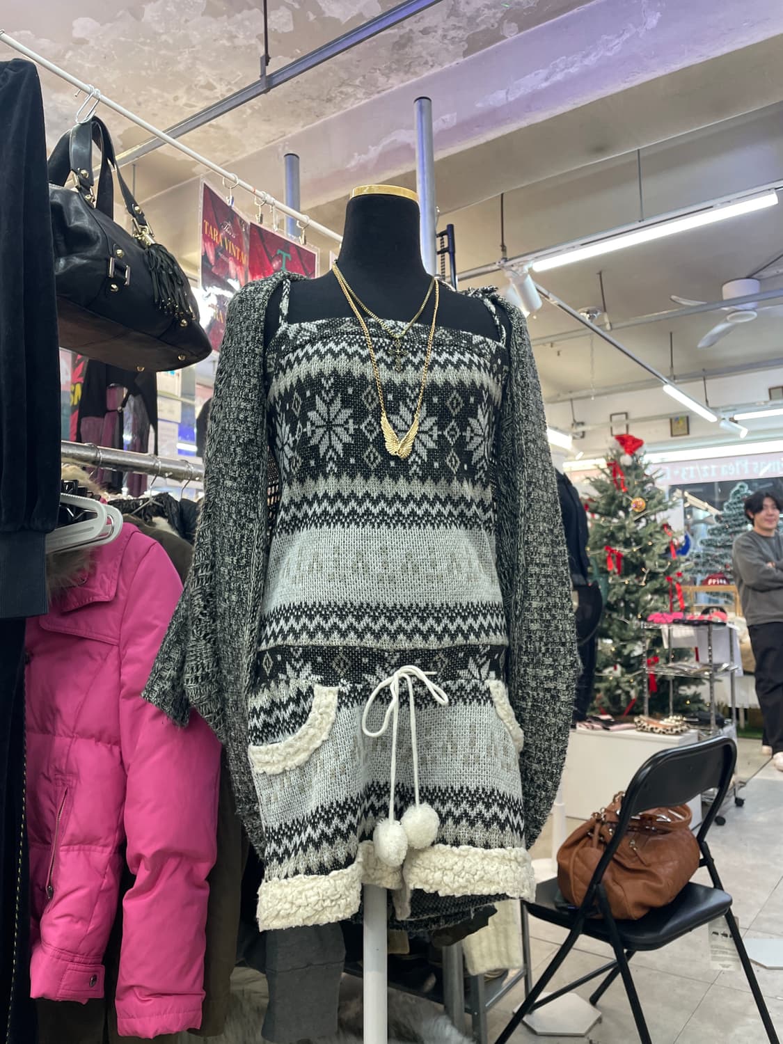 빈티지 폼폼 점프슈트 상품이미지1