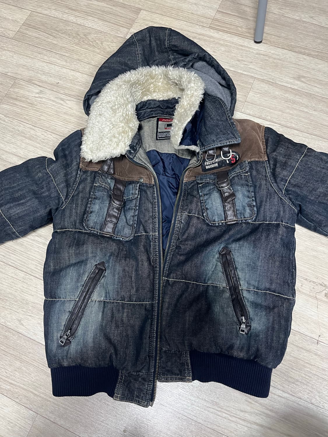 빈티지 푸부진 워싱 자켓 대장 상품이미지1