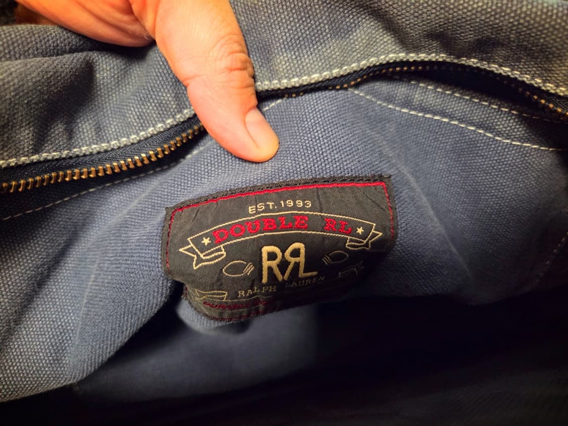 RRL 더블알엘 빈티지 데님 토트백 (90s 초레어템) 상품이미지4
