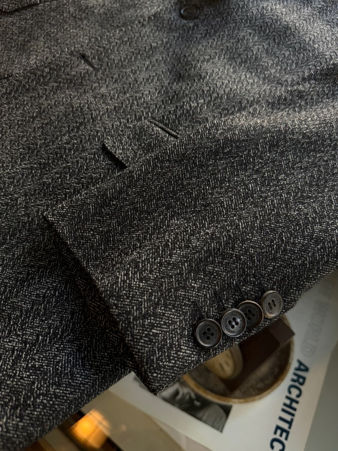 캘빈클라인 컬렉션 트위드 자켓 100 상품이미지10