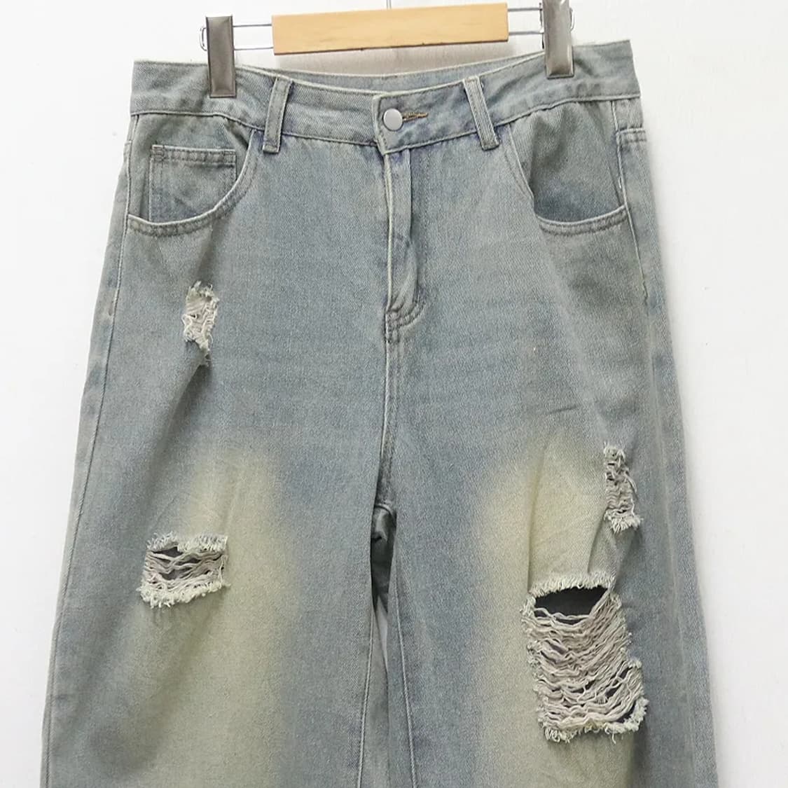 DAZY 연청 데미지 와이드진 61142 상품이미지3