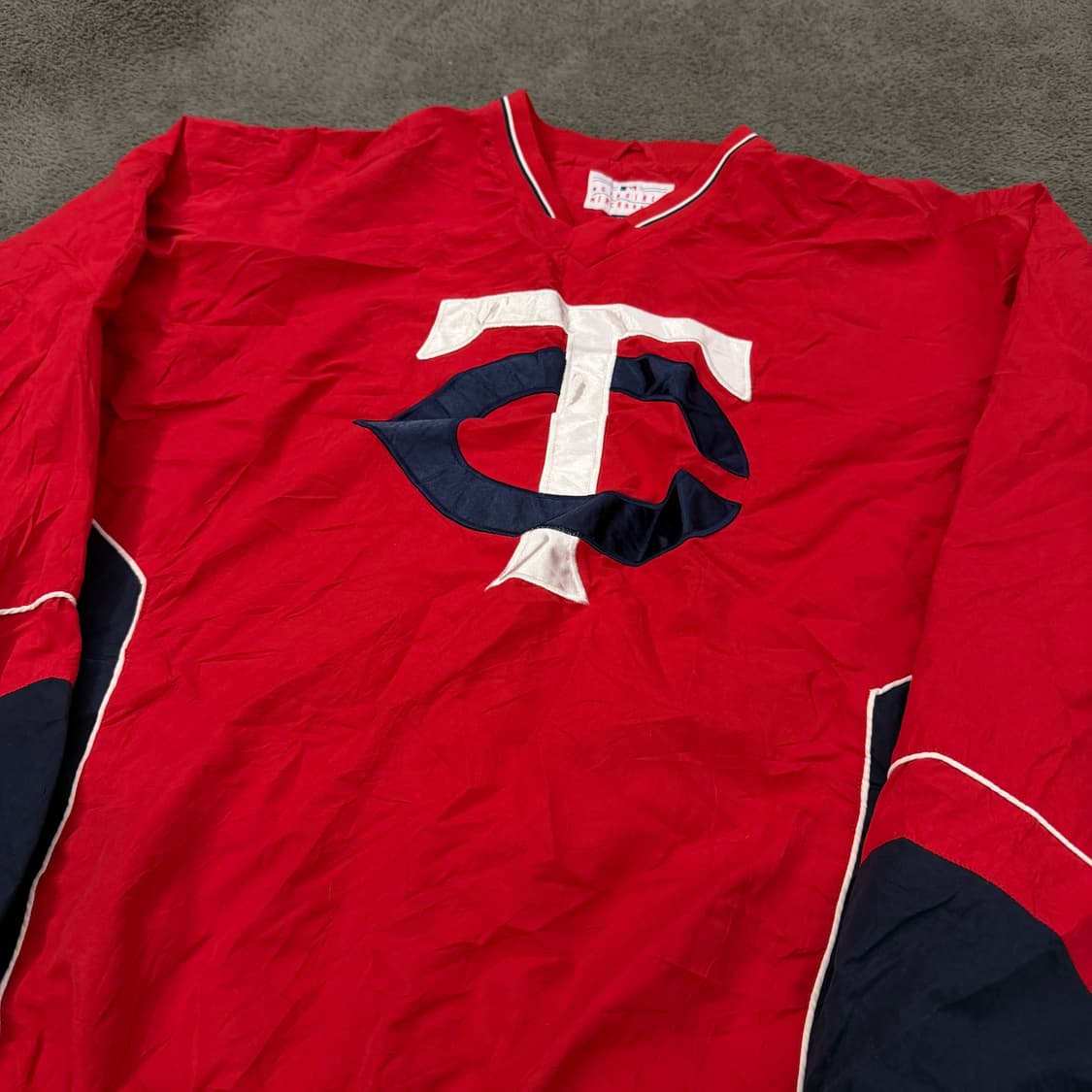 [정품/XL]  MLB 미네소타 트윈스 바람막이 웜업 상품이미지1