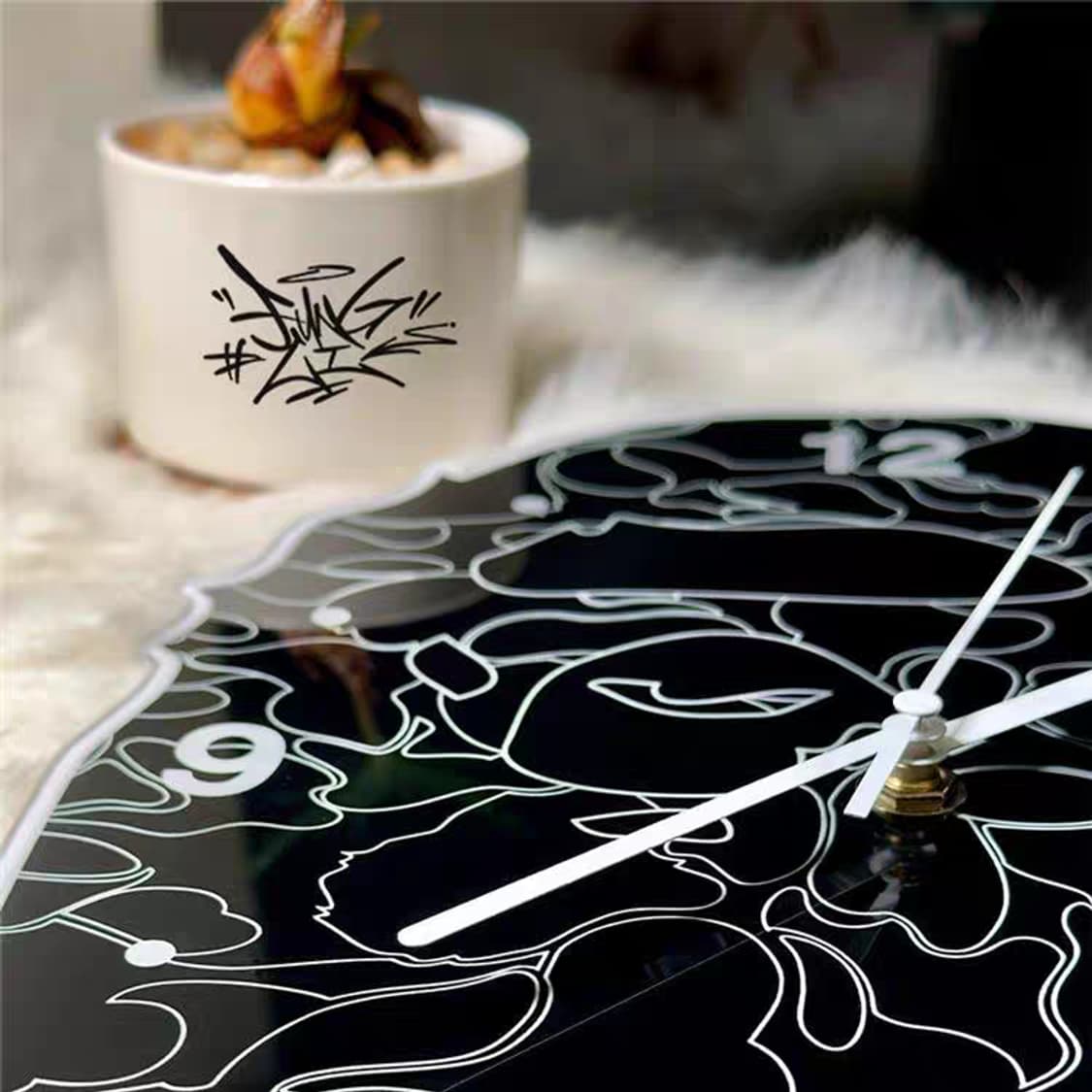 베이프 시계 인테리어 소품 상품이미지3