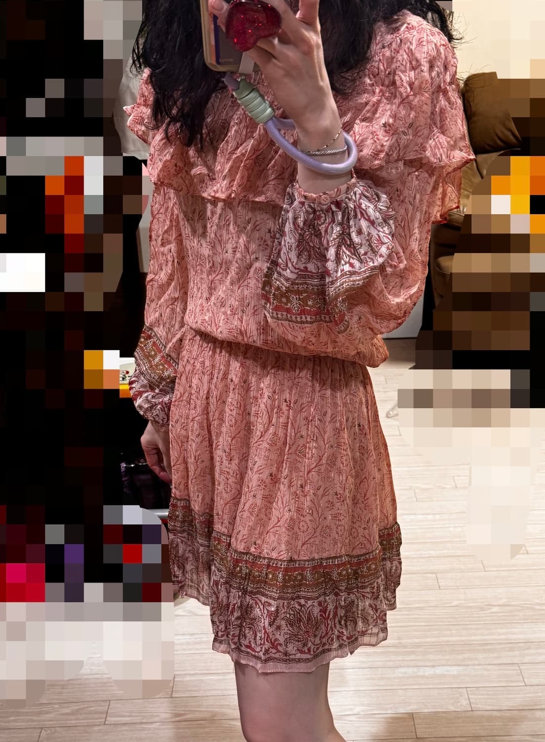 55 텍달린 새상품 바네사부르노 정가90만 에스닉 원피스 상품이미지2