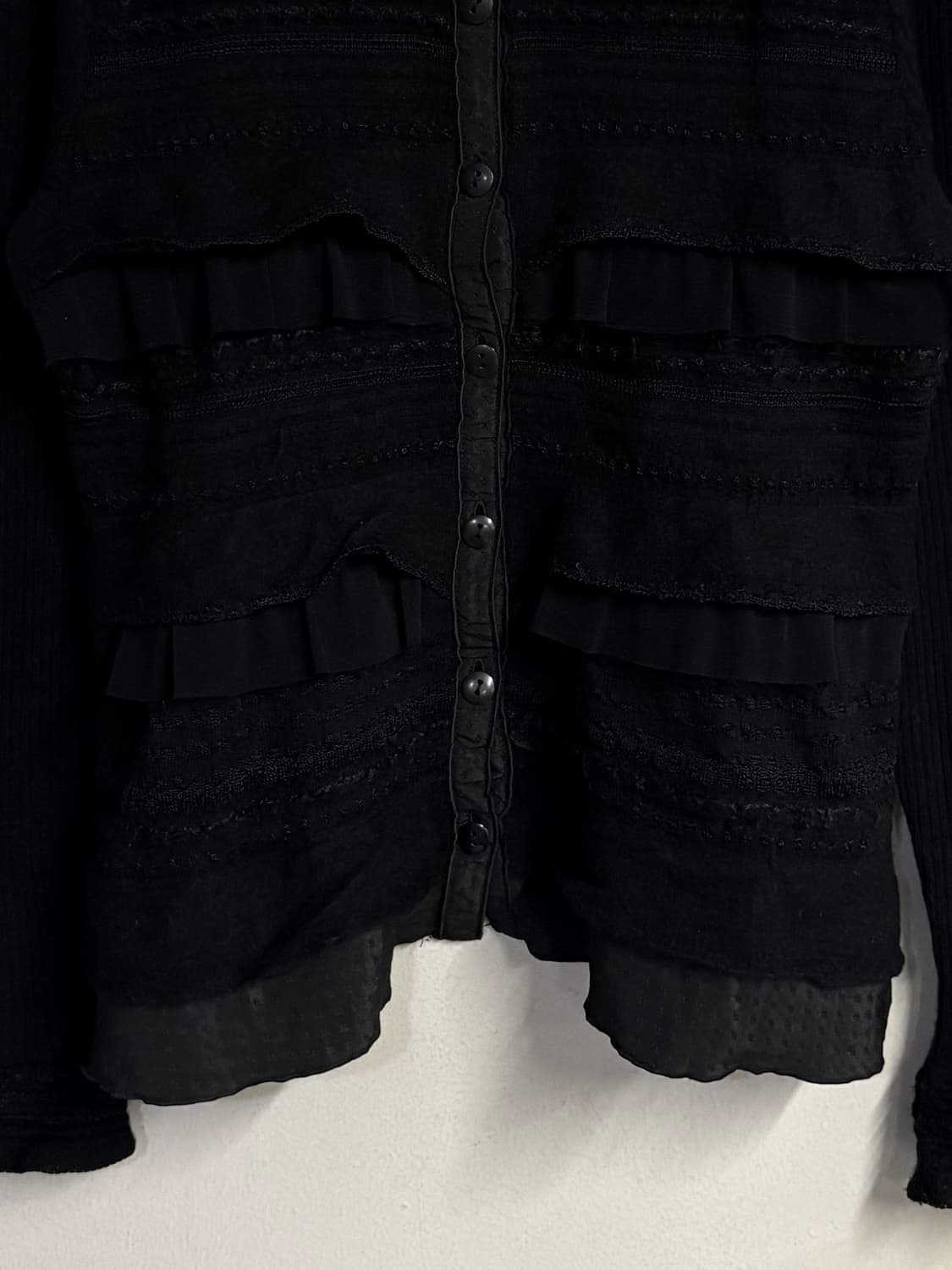 HIROKO BIS ruffle layered cardigan  상품이미지4