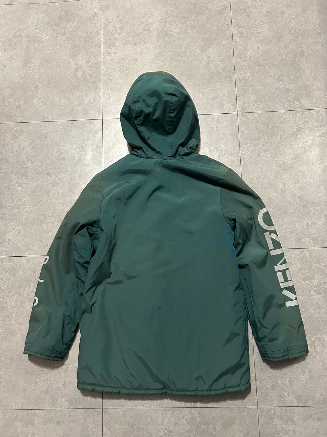 겐조  주니어  다크 그린컬러 빈티지  패딩 점퍼  14Y  상품이미지4