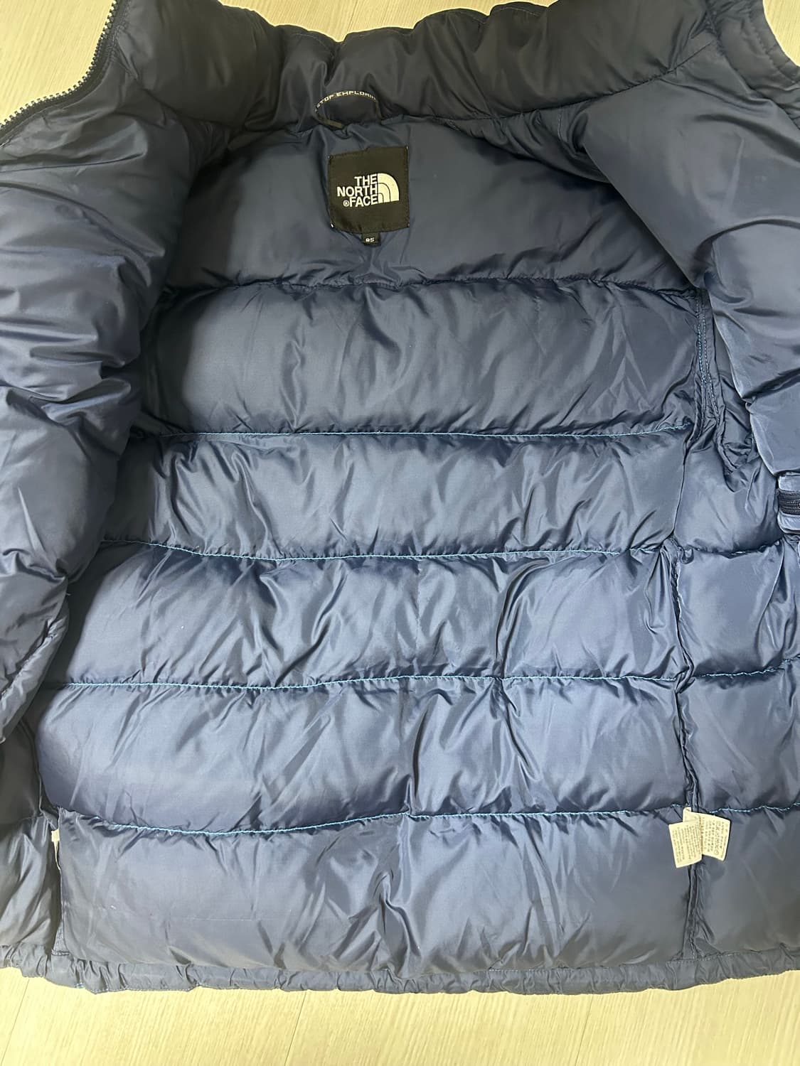 노스페이스 눕시 패딩 블루 M 상품이미지7