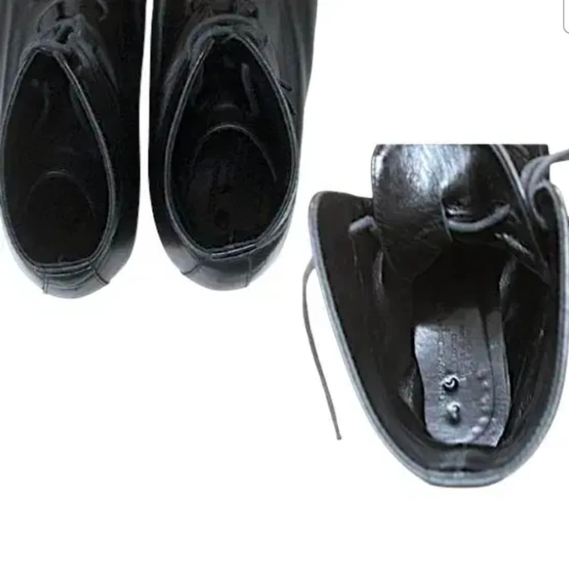 요지 야마모토 느와르 가죽 부츠 상품이미지6