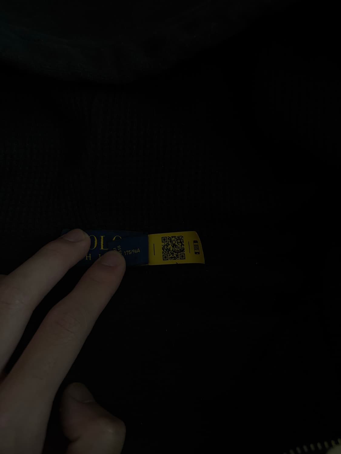 폴로 블랙 후드집업 판매합니다 상품이미지3