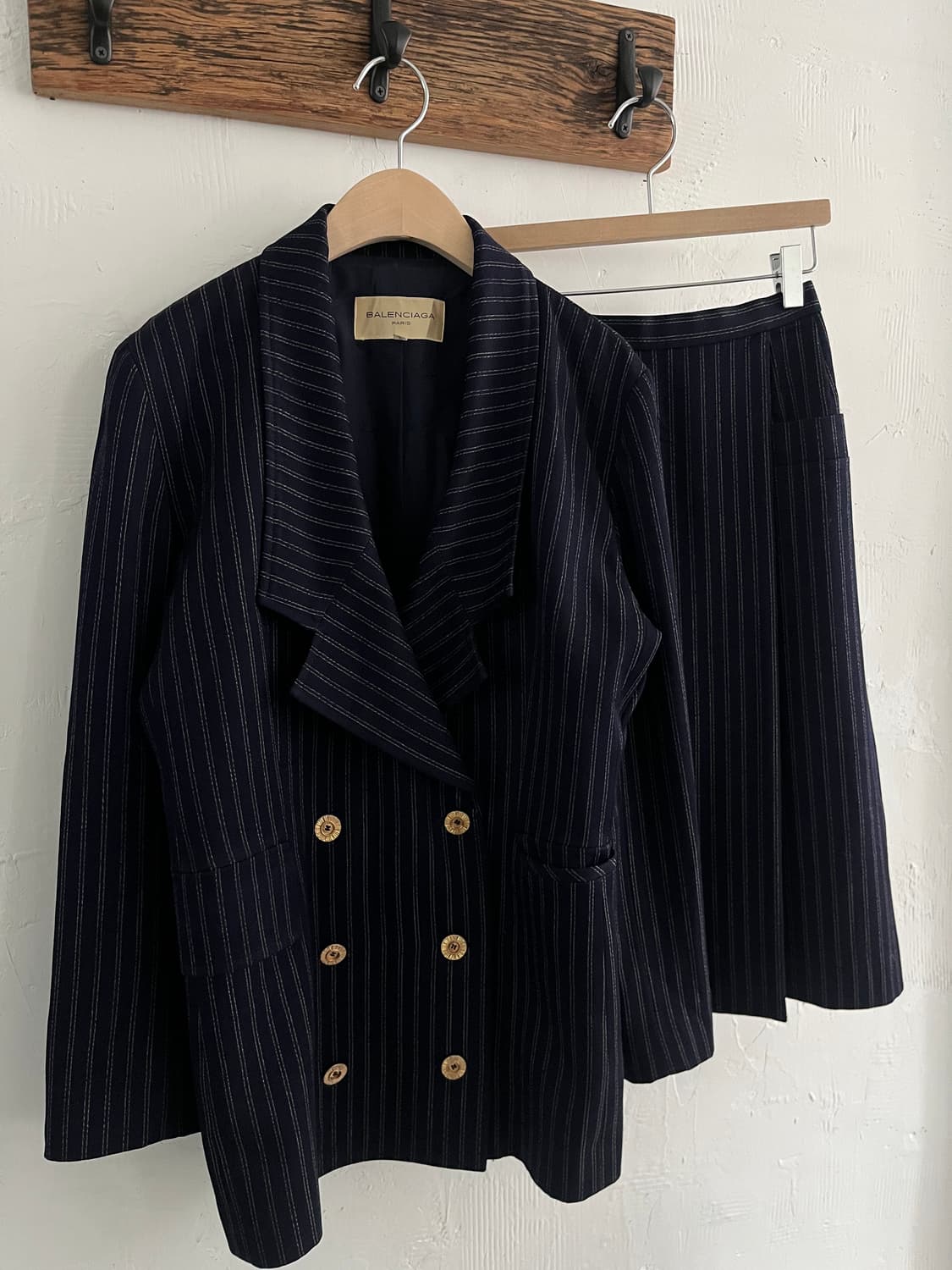 Balenciaga 발렌시아가 네이비 스트라이프 셋업 상품이미지3