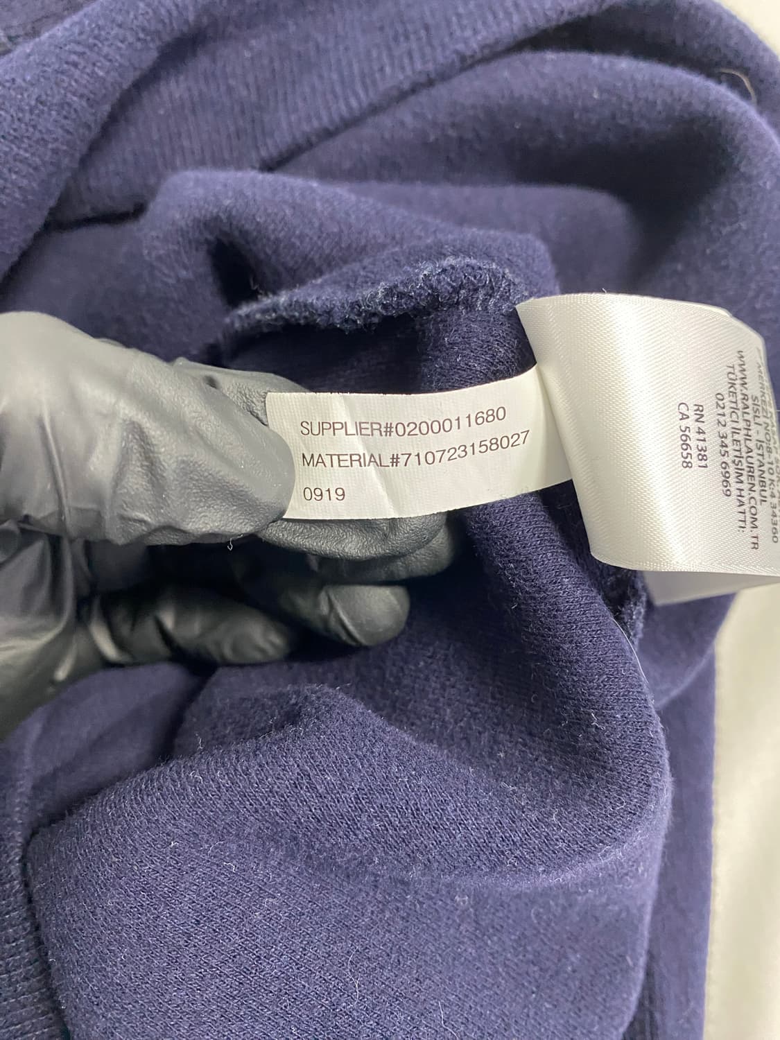 폴로 랄프로렌 네이비 하프집업 레드 포니 S 상품이미지5