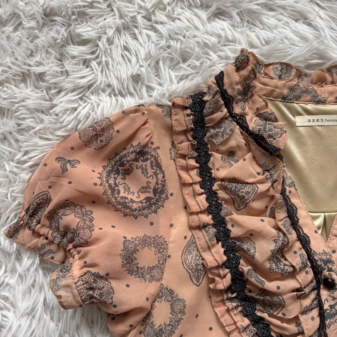 AXES 일본빈티지 모리걸 원피스 노드 갸루 지뢰계 러블리 M 38 상품이미지1