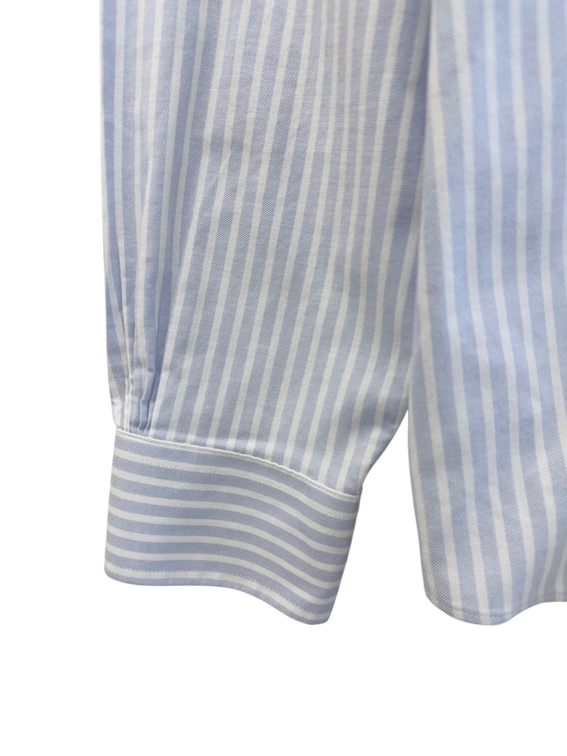 브룩스브라더스 스트라이프 셔츠 화이트&스카이블루 (M) 상품이미지4