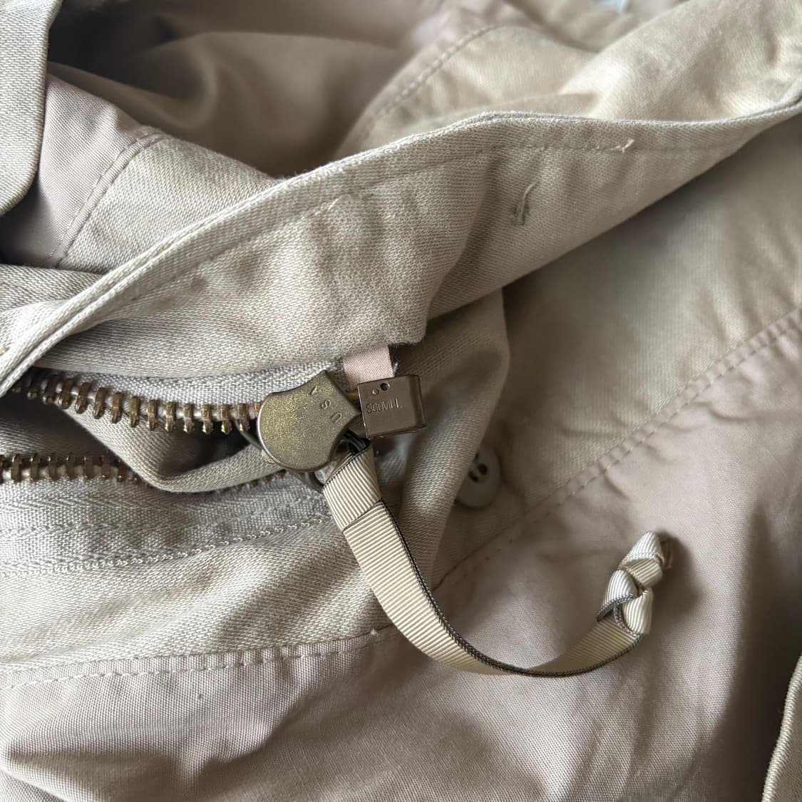 90s 알파 인더스트리 베이지 M65 필드자켓 상품이미지7