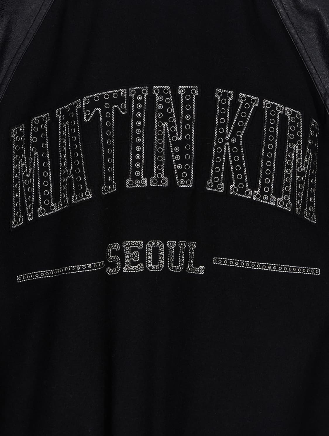 마뗑킴 스터드 포인트 폭스 레더 점퍼 상품이미지4