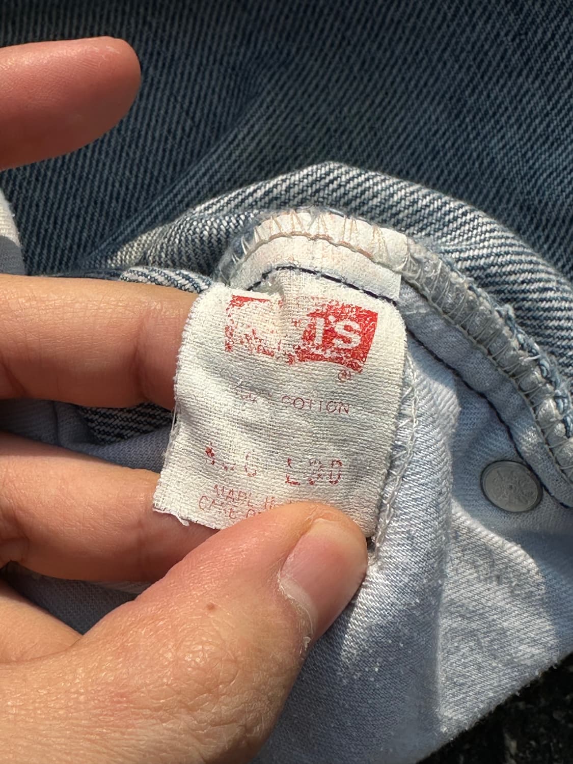 90s 미제 Levi's 517 리바이스 플레이핏 부츠컷 38x30 상품이미지6