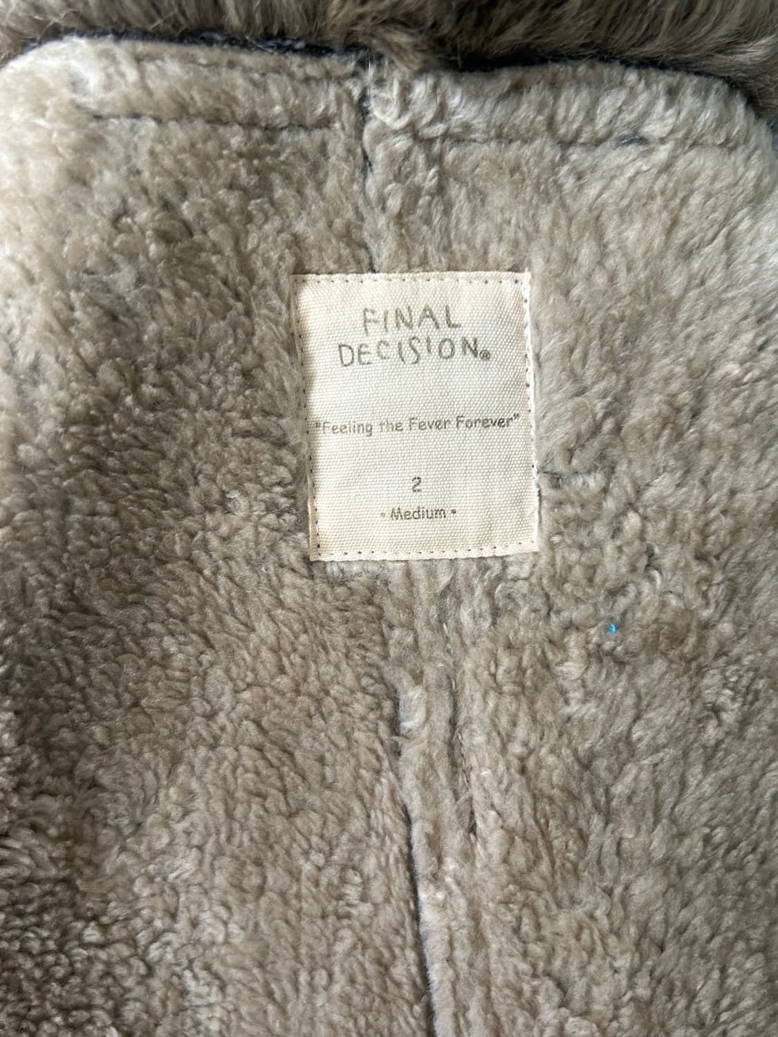 FINAL DECISION 무스탕 퍼자켓 상품이미지6