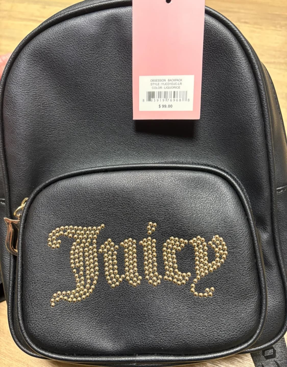 쥬시꾸띄르 레더백팩  상품이미지1