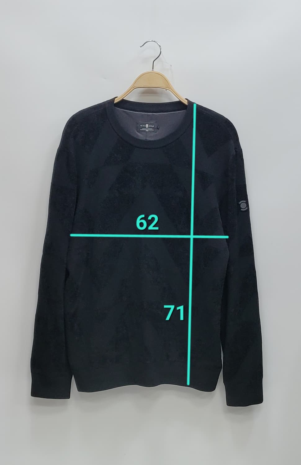 W.ANGLE 22FW 와이드앵글 자카드 방풍 스웨트 / 남 110

 상품이미지10