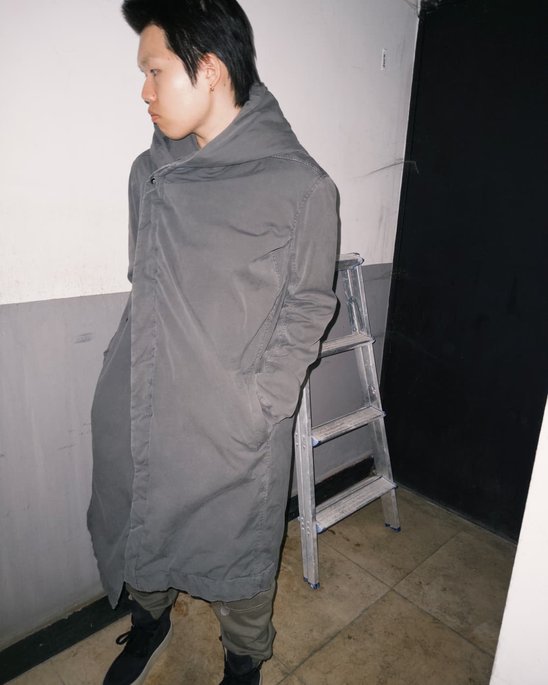 릭 오웬스 12A/W 다크쉐도우 후드 패디드 파카 상품이미지2