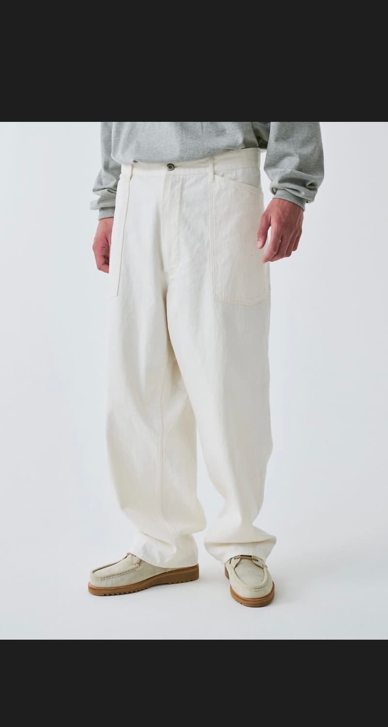 캡틴선샤인 버클백 데님 화이트 상품이미지6