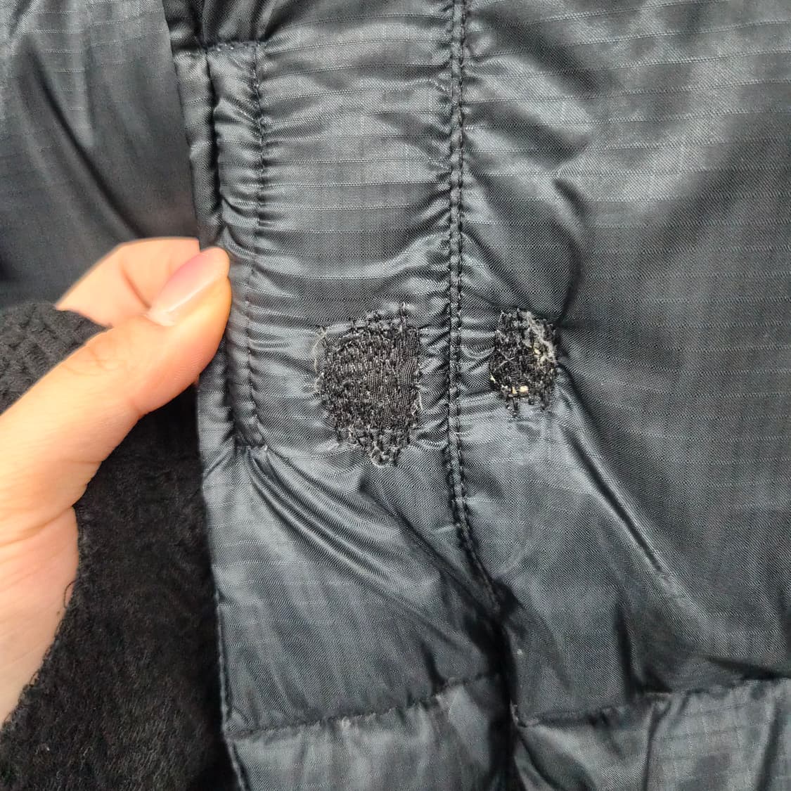 노스페이스 700 블랙 패딩 남성 L 상품이미지5