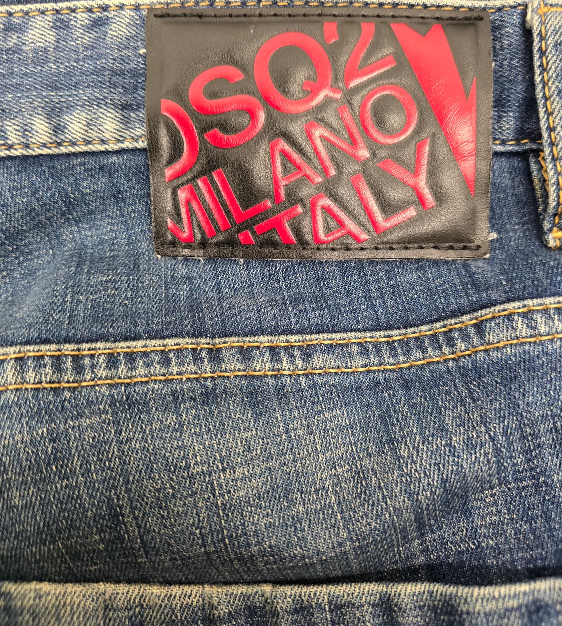 정품) 디스퀘어드2 화이트페인팅 덧댐스케이.  싸이즈 38.   74LB 상품이미지7