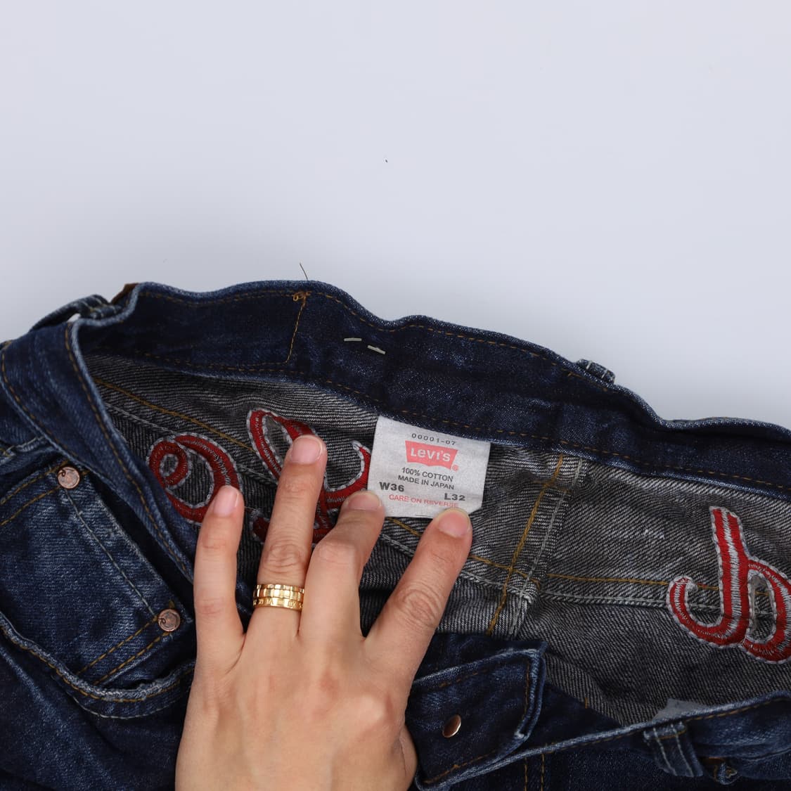 W36 L32 리바이스 레드룩 데님 0428H 상품이미지4