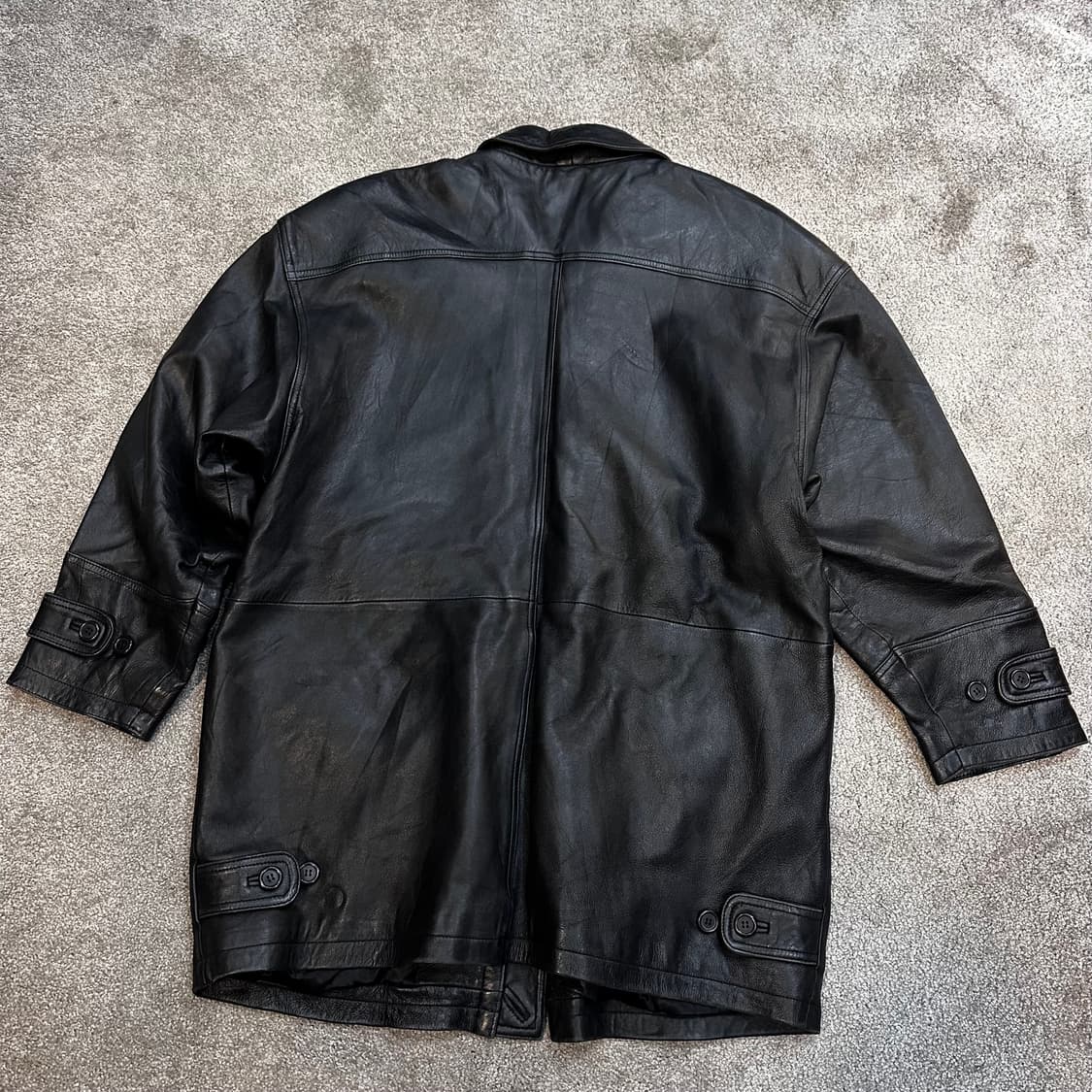 빈티지 네크비조 소가죽 코트 가죽자켓L 상품이미지9