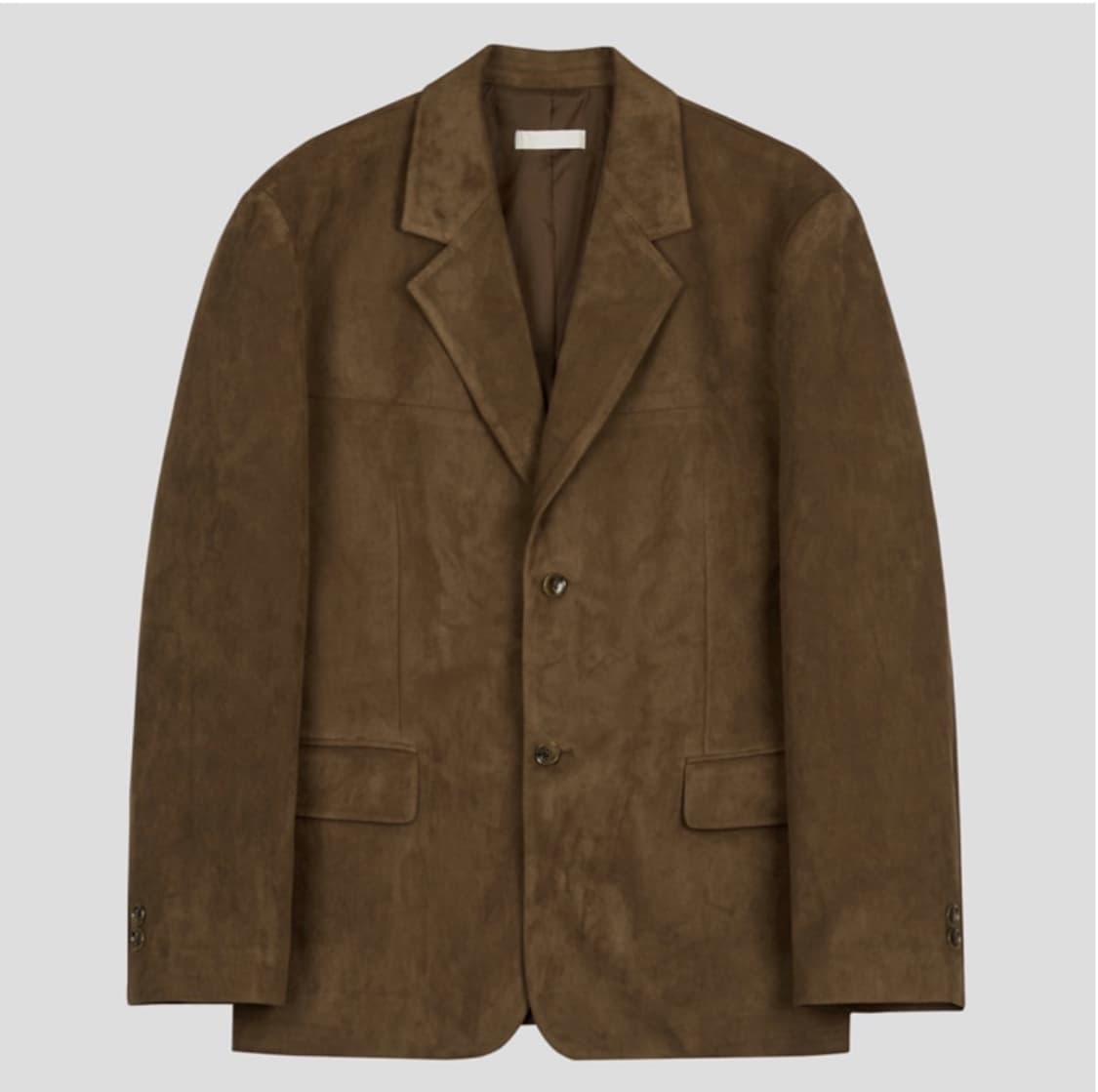 오버 스웨이드 블레이저 L size 상품이미지1