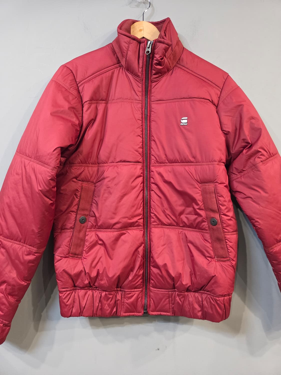 G-Star RAW 레드 패딩 점퍼(S) 상품이미지1