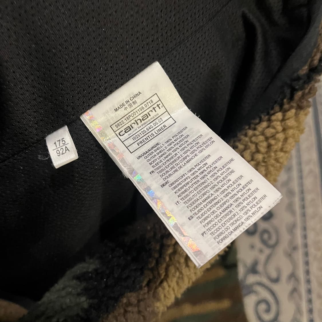 M 칼하트WIP 카모 플리스/W2392 상품이미지5