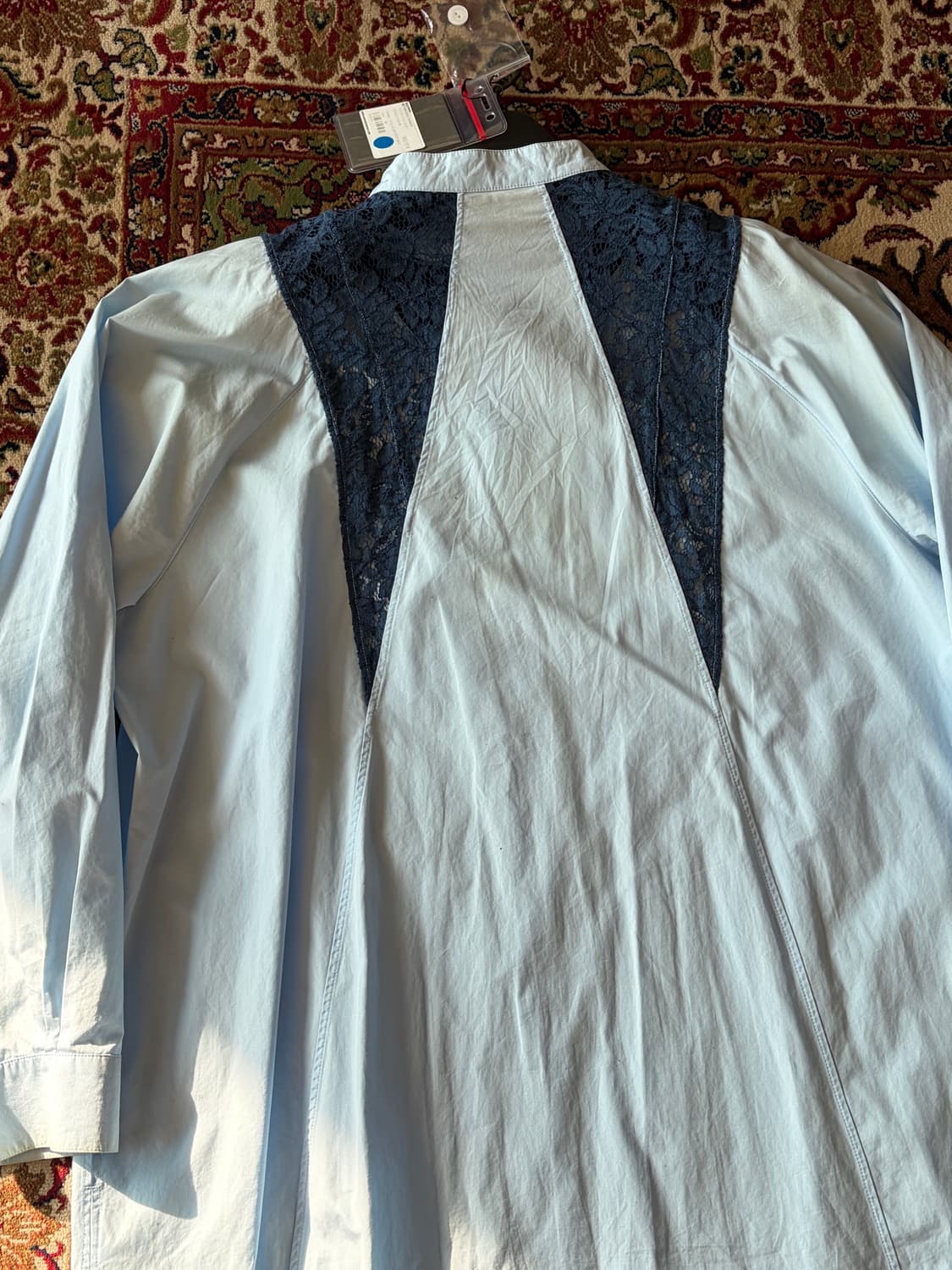 판매 보류 [46] 22SS 키코코스타디노브 퓨처 롱 셔츠 블루 상품이미지3