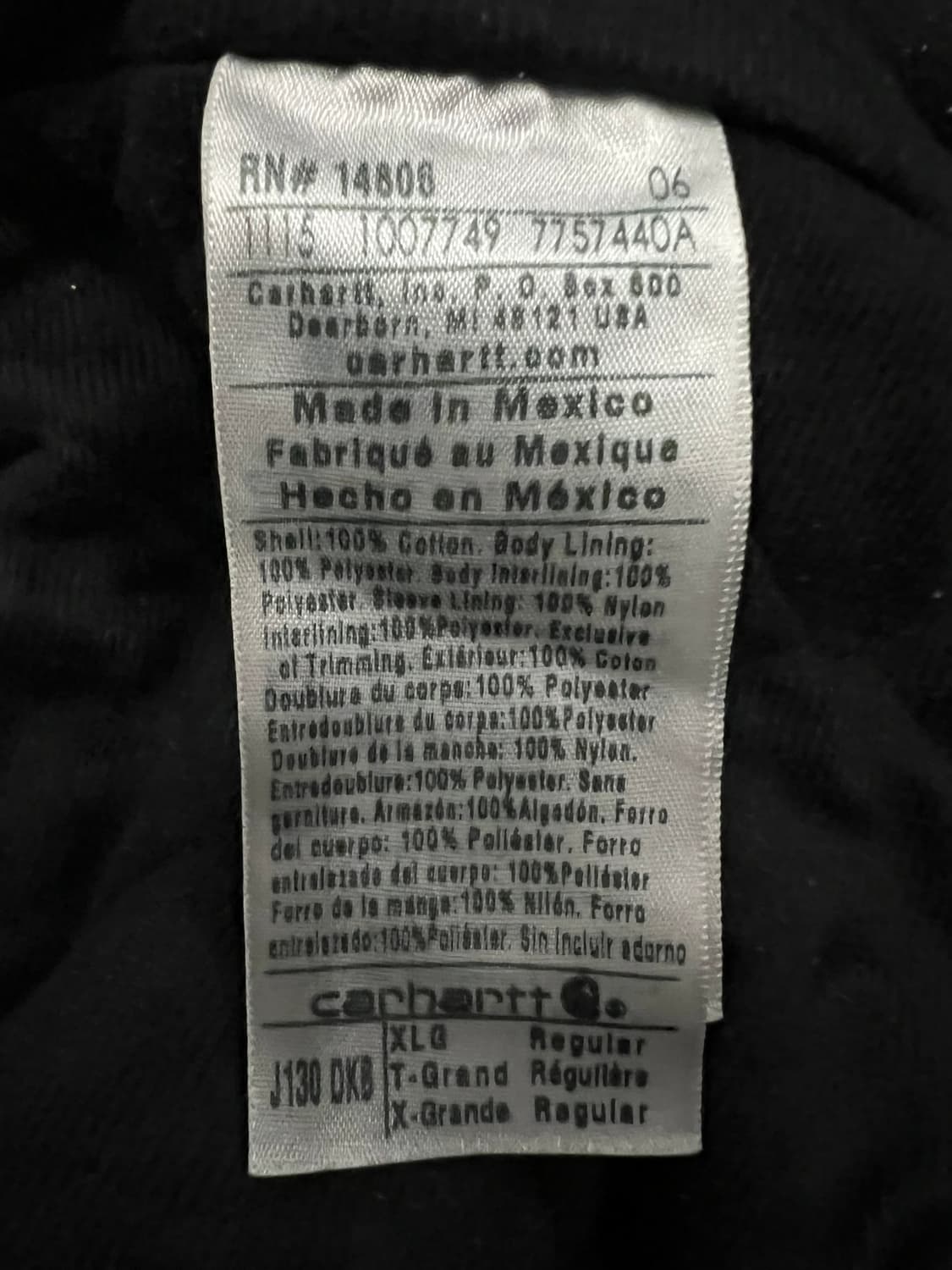 (XL) 칼하트 덕 액티브 후드자켓 J130 DKB 다크브라운 상품이미지5