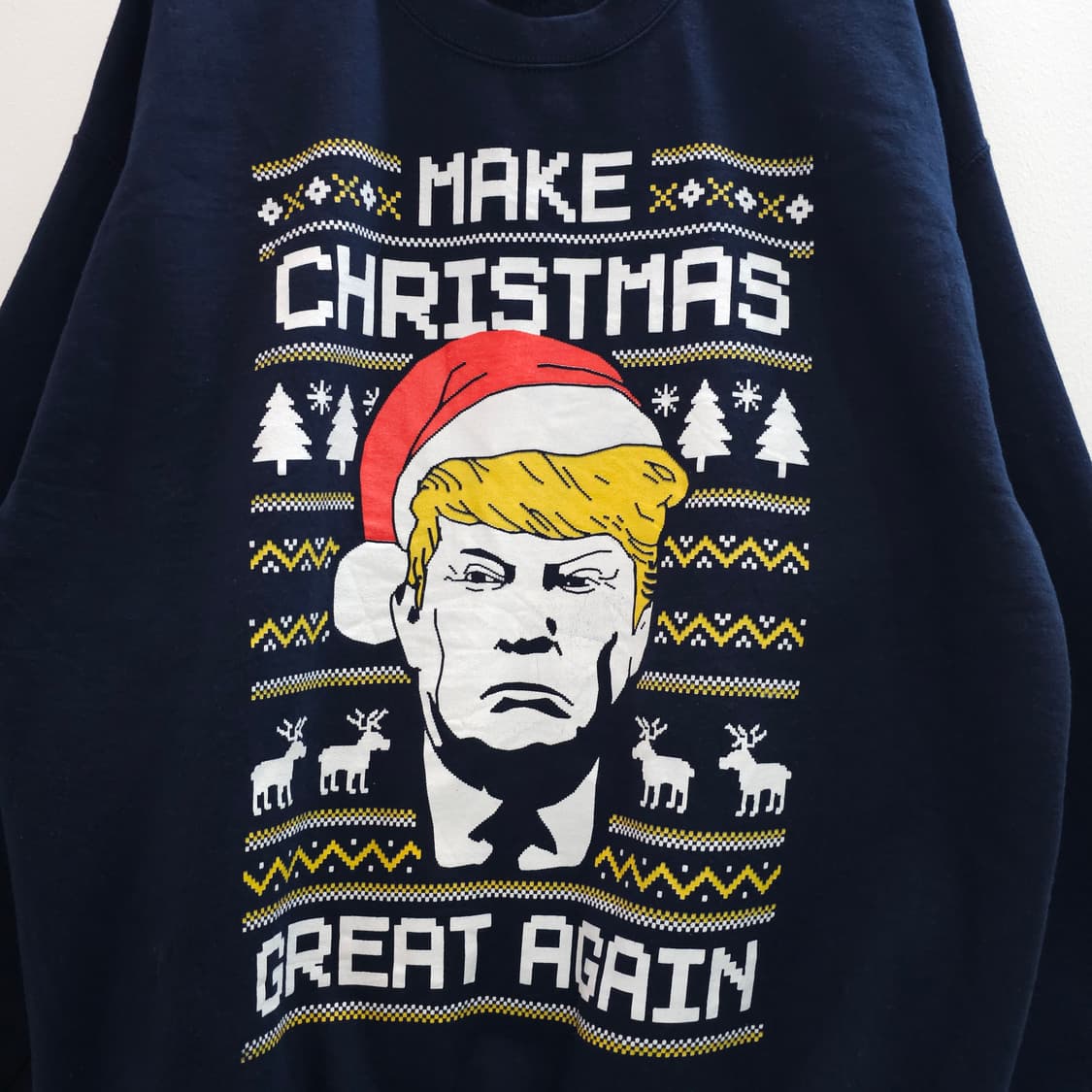 길단 트럼프 맨투맨 기모 스웻셔츠 상품이미지2