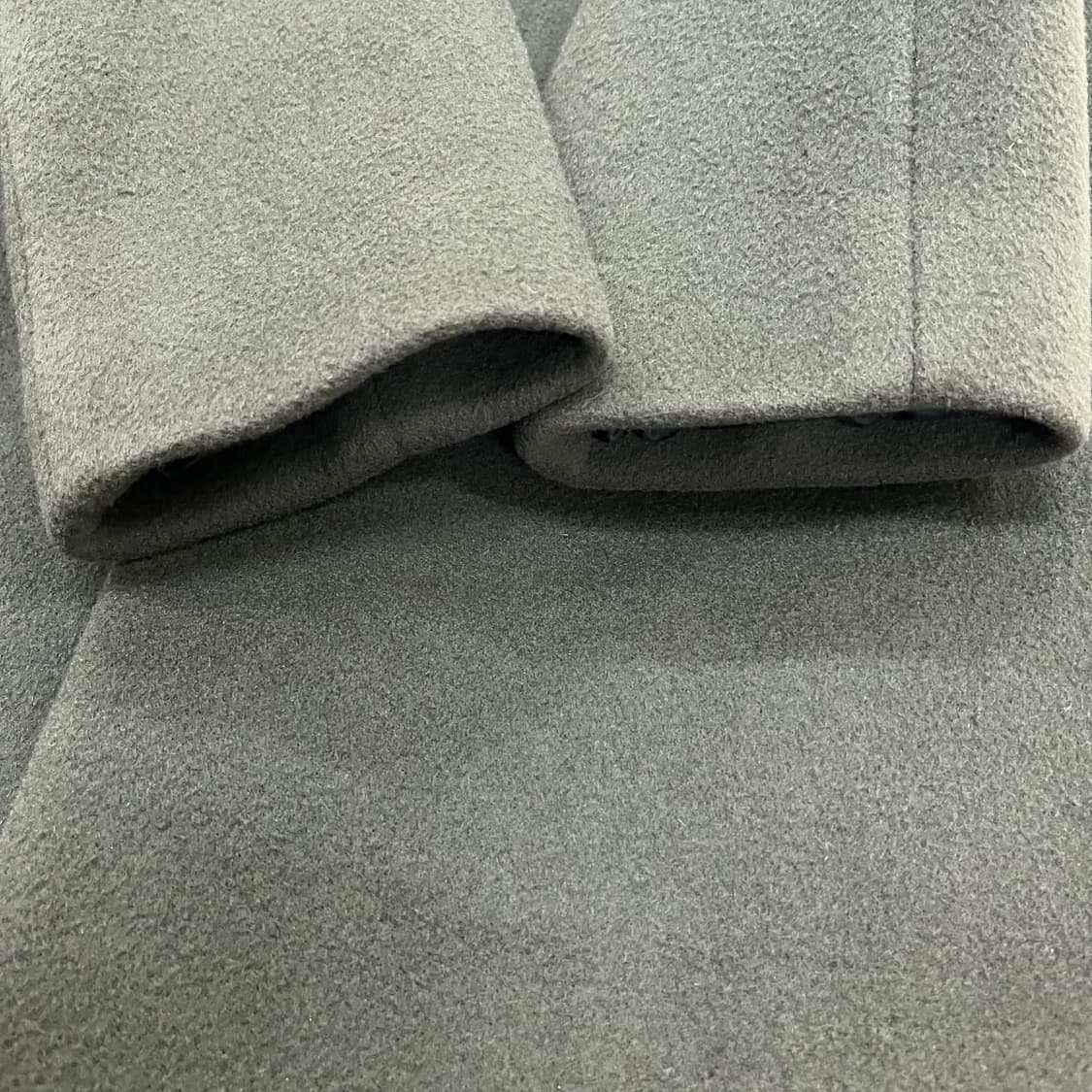 [100] 타임옴므 울캐시미어 싱글 코트 카키 4129 상품이미지6