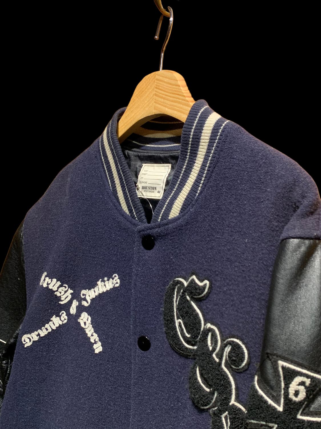 Houston wool varsity jacket  상품이미지4