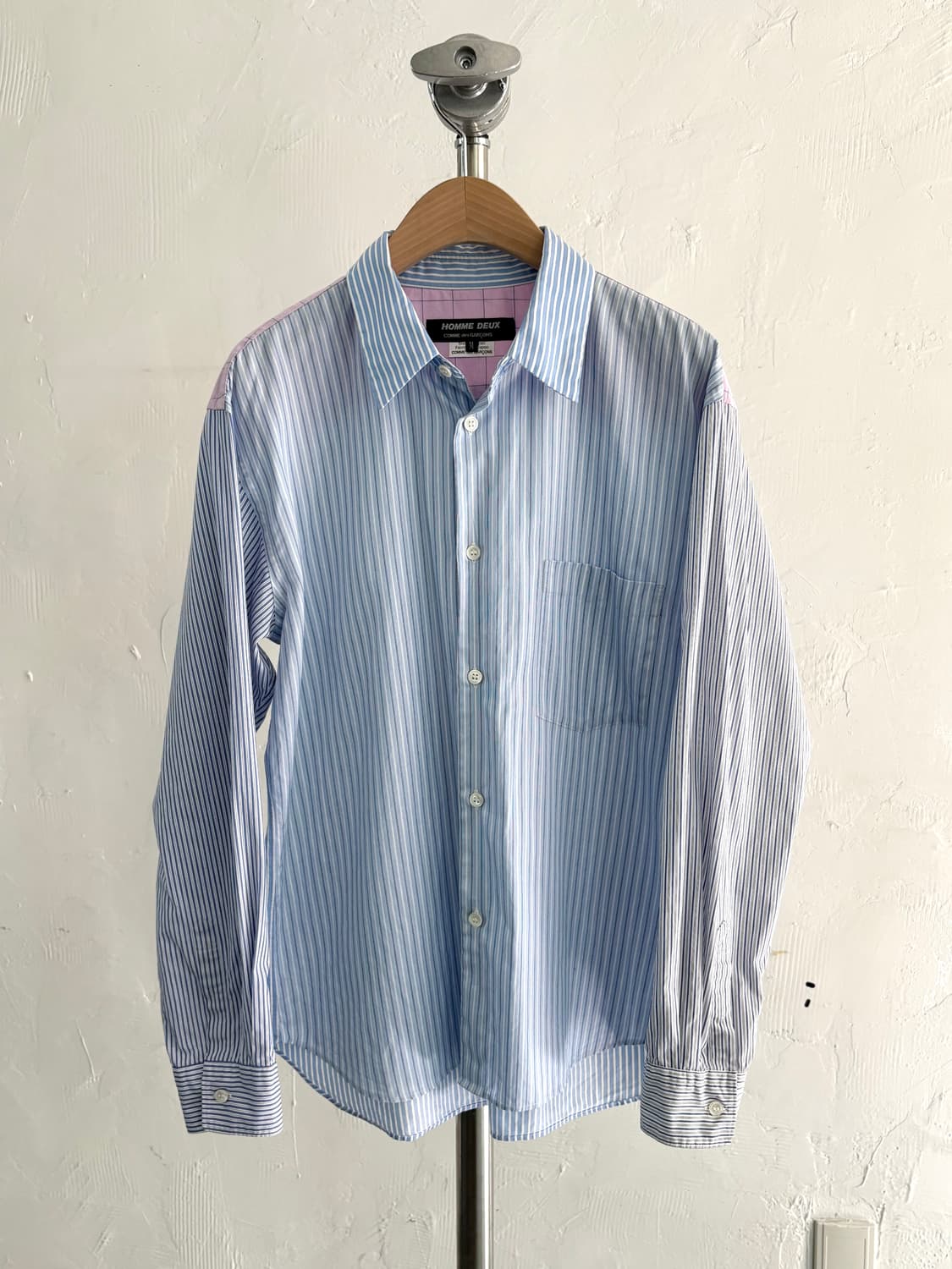 꼼데가르송 옴므 듀스 멀티 스트라이프 셔츠 상품이미지4