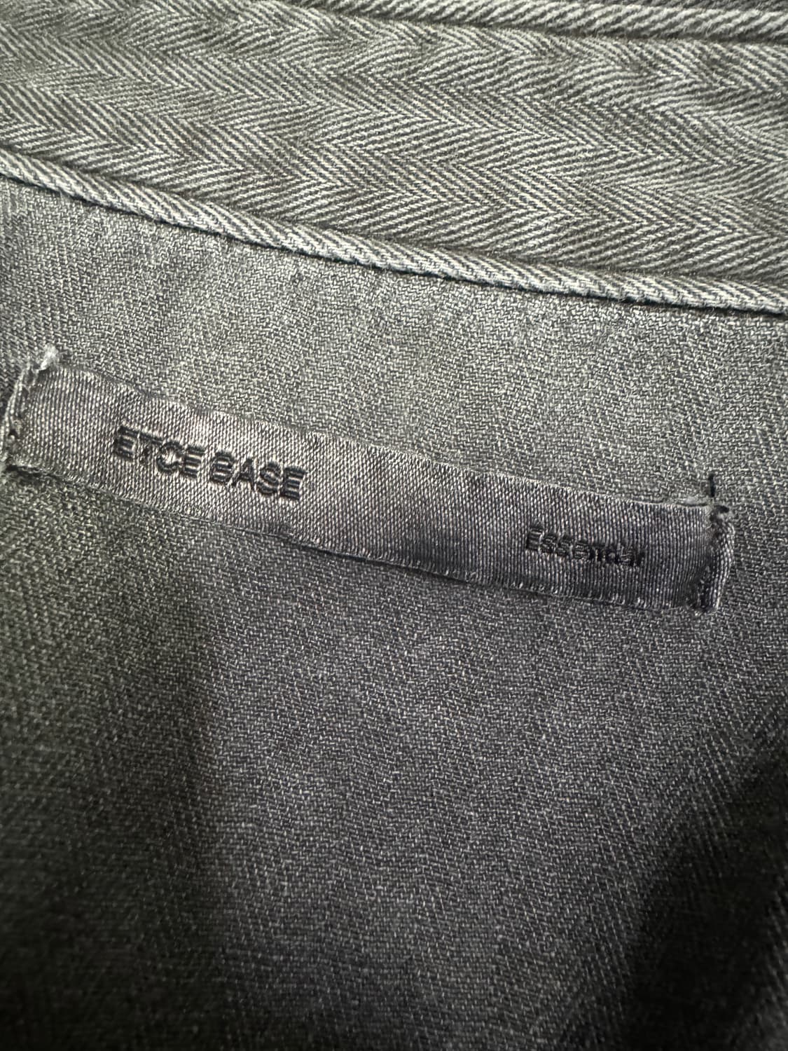 ETCE Base Herringbone Shrit 상품이미지5