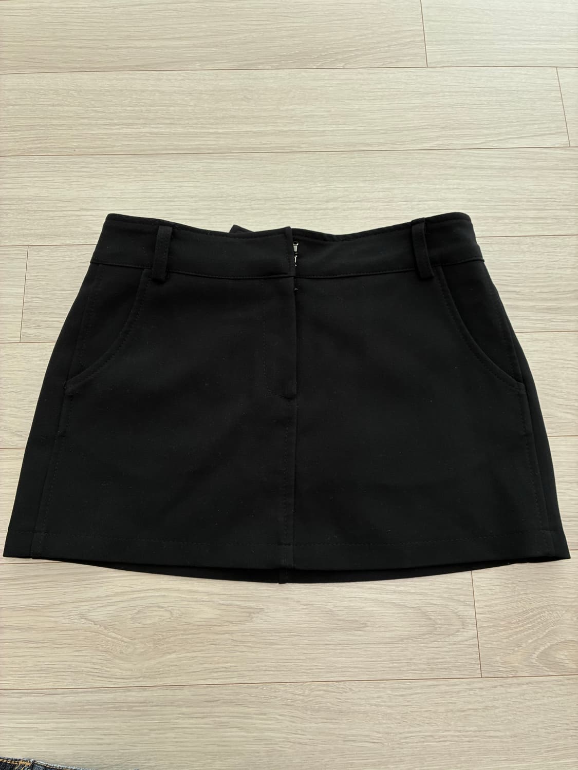 애즈온 블랙 미니 스커트S 상품이미지1