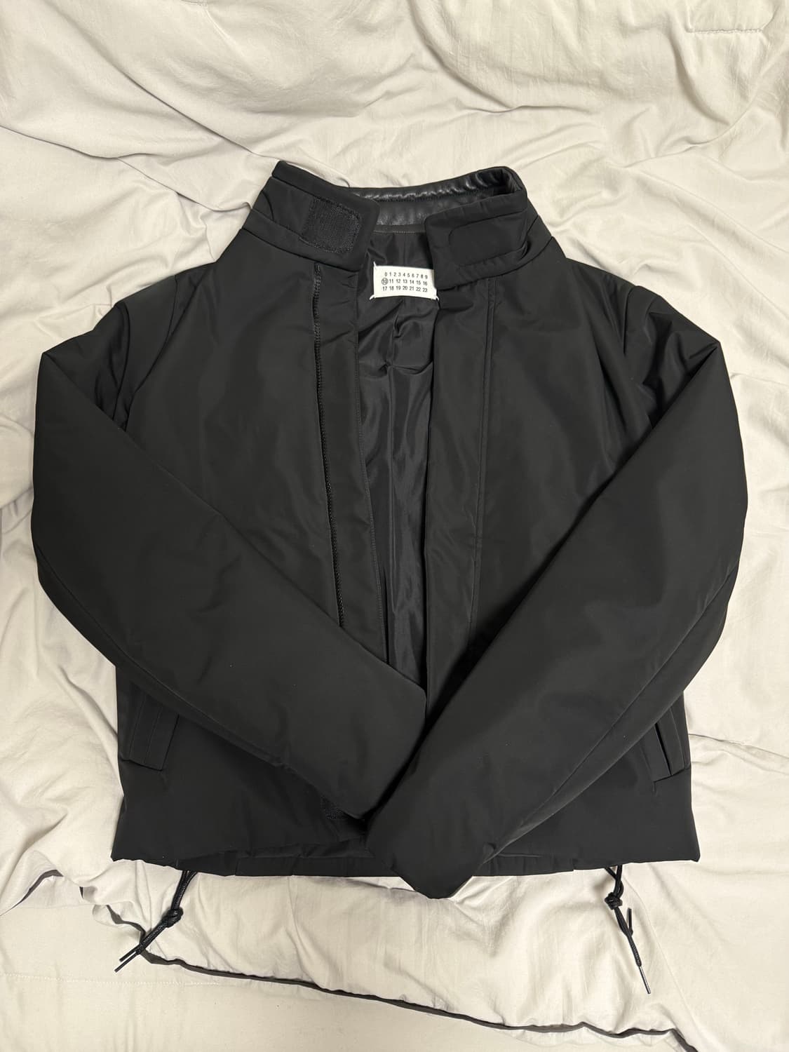 [46]마르지엘라 레더 넥라인 패딩 자켓 아카이브 아티저널 상품이미지1