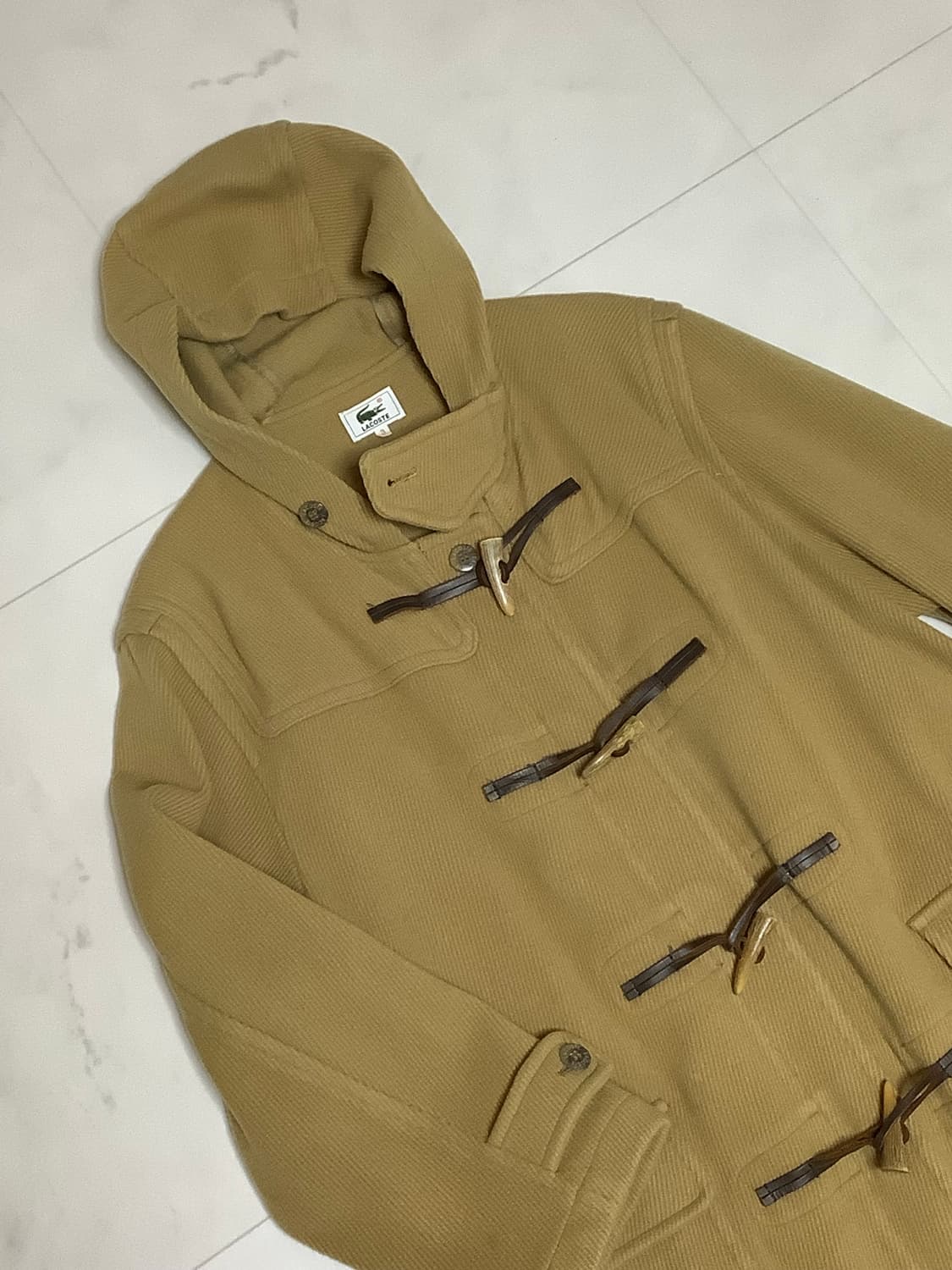 라코스테 후드 더플코트 떡볶이코트 상품이미지1