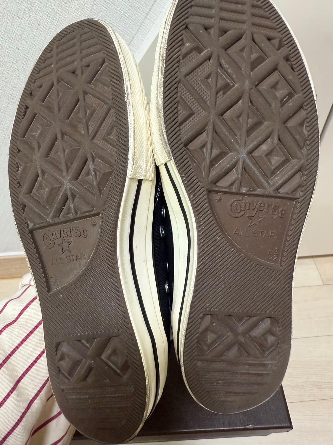 컨버스 척테일러 70 하이 블랙 245 상품이미지7