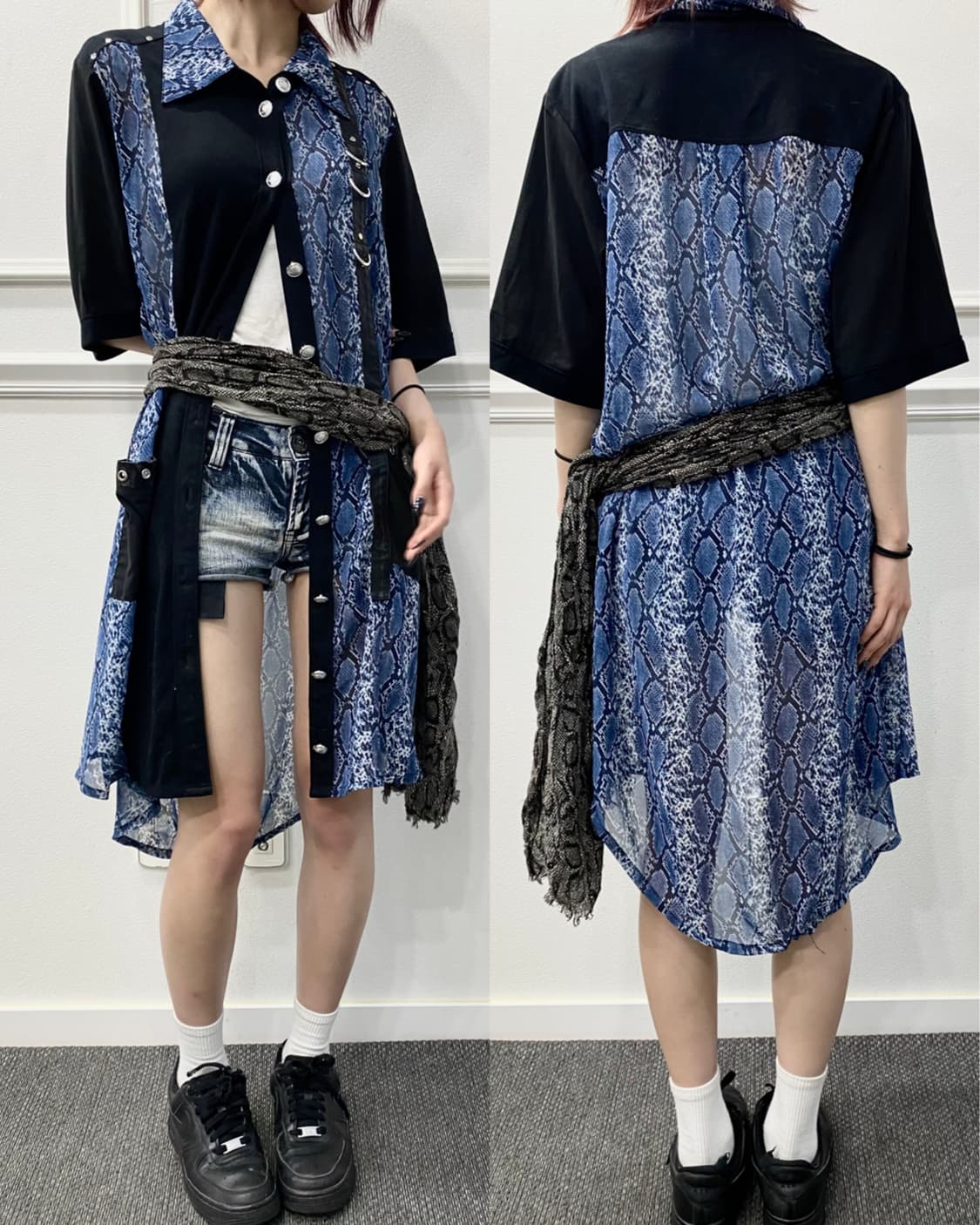 [SexPot Revenge]Python Print Loose Fit L 상품이미지1