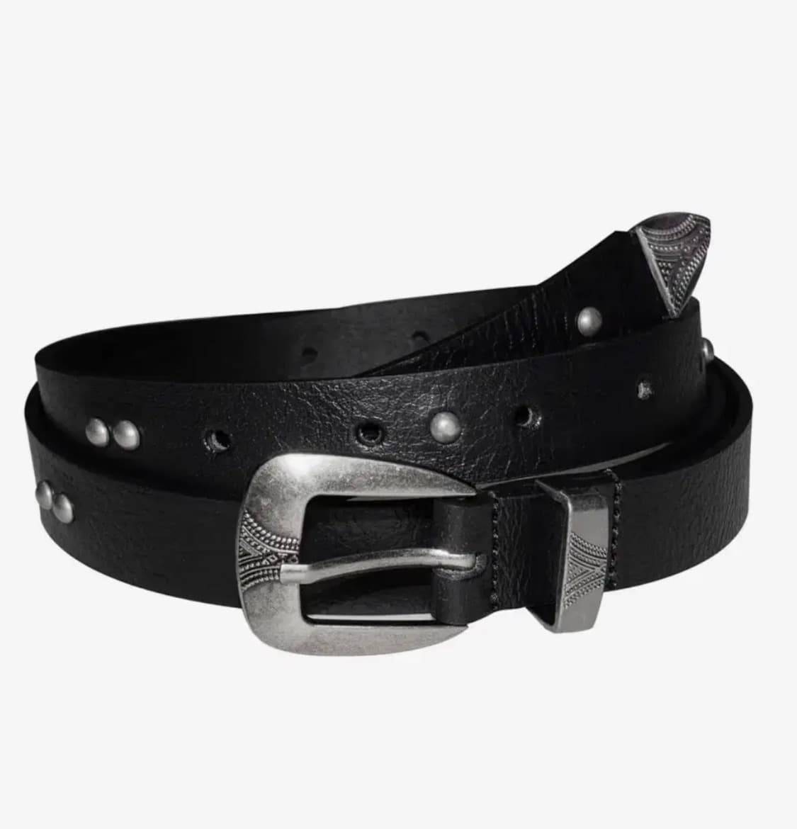 아캄 웨스턴 스터드 레더 벨트 상품이미지1