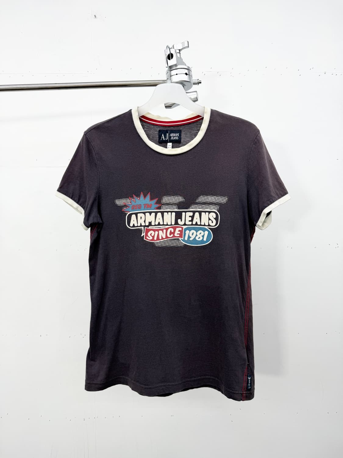 Armani Jeans faded ringer tee 상품이미지5