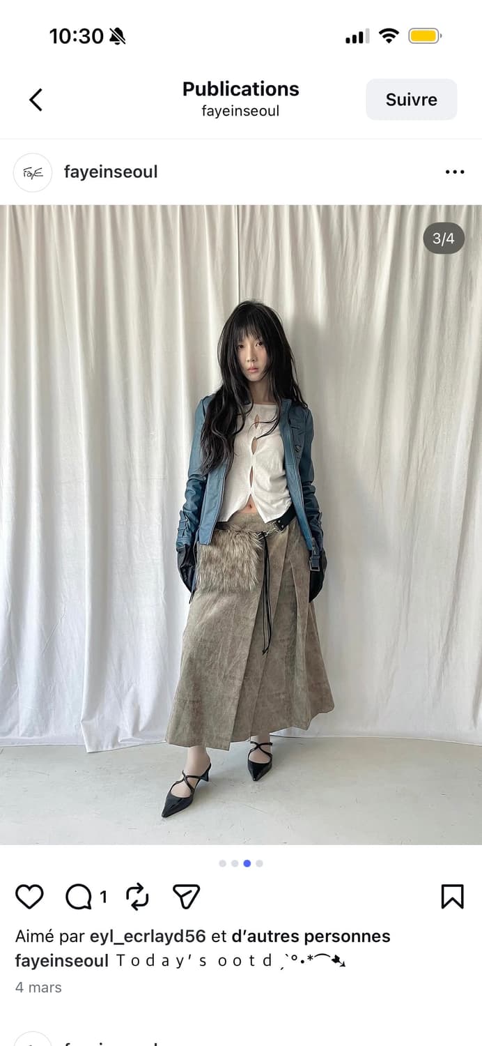 파예 Faye _White cut-out long sleeve top 상품이미지2